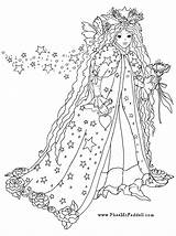 Coloring Pages Angel Realistic Fairy Drawings Fairies Line Redwork Shawkl Imagination Adult Movers Winter Includes Valentine Cute Christmas She Solstice sketch template