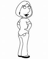 Guy Family Coloring Pages Lois Griffin Coloring4free Father Color Characters Online Sheets Print Doghousemusic sketch template