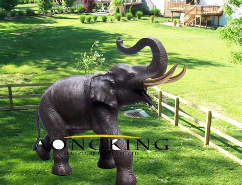 garden decor african elephant statues  sale bronze statuegarden art