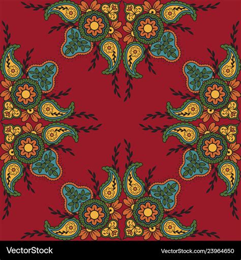 indian traditional pattern royalty  vector image