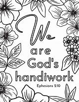 Ephesians Verses sketch template