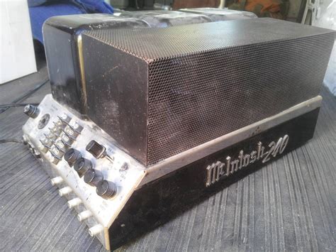 vintage mcintosh mc  stereotube amplifier tube amp  reserve ebay
