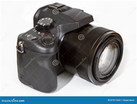 modern  digital camera stock image image  film lense