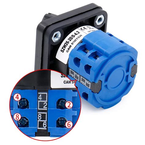 buy baomain cam changeover switch ac    terminals  position szw   mounting