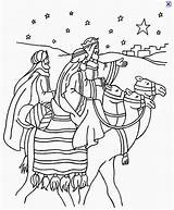Magi Magos Colorare Disegni Dibujos Wijzen Weisen Drei Drie Kerstverhaal Camels Weihnachtsgeschichte Kerst Nativity Doriente Leggenda Malvorlagen Nukleuren Settemuse Epiphany sketch template