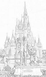 Disney Coloring Pages Walt Castle Filminspector Years Downloadable Cinderella Mickey Greatest Creation Mouse Along His sketch template