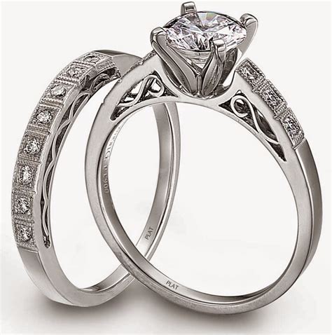 platinum diamond wedding ring sets     model