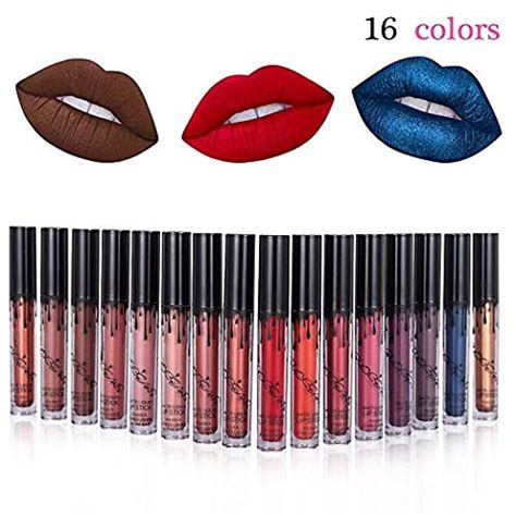 16 colors waterproof long lasting durable matte liquid lipstick beauty