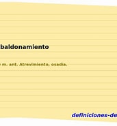 Image result for Abaldonamiento. Size: 171 x 185. Source: www.definiciones-de.com