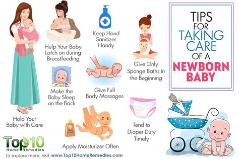 top  tips   care   newborn baby top  home remedies
