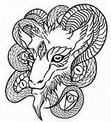 Baphomet Tattoo Sketches sketch template