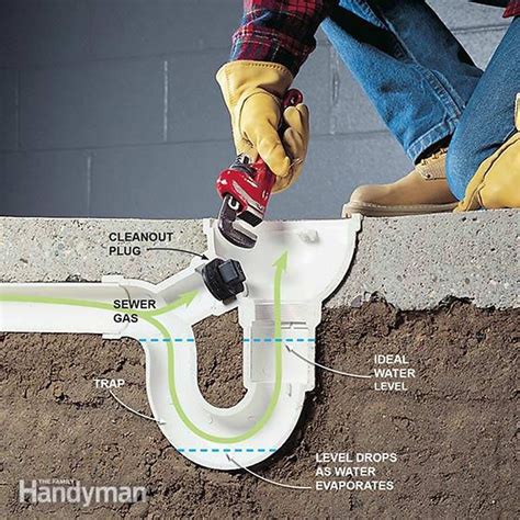 eliminate basement odor  sewer smells family handyman