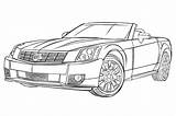 Cadillac Coloring Pages sketch template