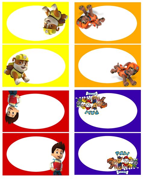 paw patrol  birthday party printables delicate construction