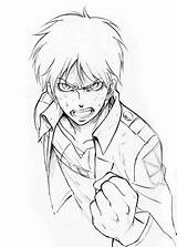 Eren Yeager Titan Attack Kyojin Shingeki sketch template