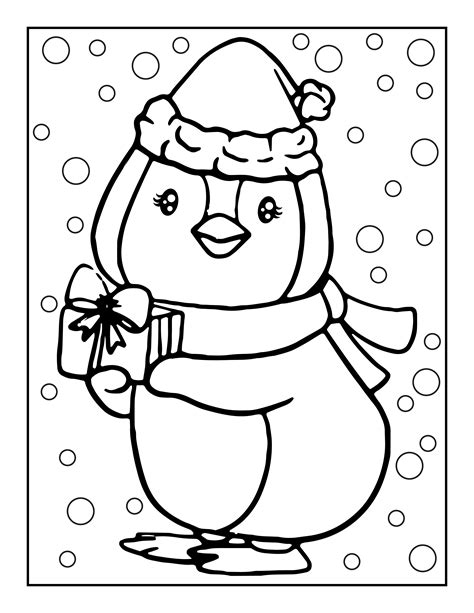 pengiun coloring pages