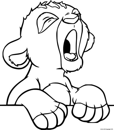 cute simba coloring page simba coloring disney color pages