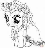 Pony Little Coloring Pages Printable Scootaloo Baby Color Colouring Celestia Princess Sheets Print Sweetie Belle Coloriage Poney Supercoloring Book Colorier sketch template
