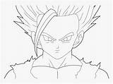 Gohan Ssj2 Dbz sketch template