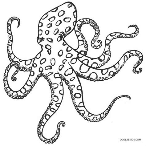 printable octopus coloring page  kids
