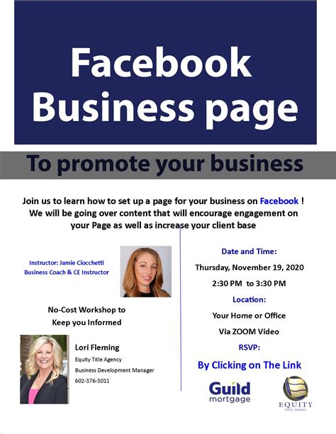 facebook business pages equity title agency