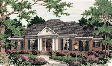 brick house plan  owners choice room  architectural designs house plans