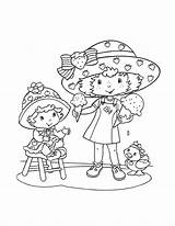 Strawberry Coloring Pages Shortcake Printable Sister Little Apple Dumpling Her Coloringme Kids Salvo sketch template