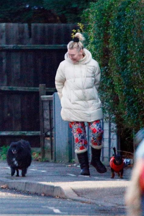 s club 7 star jo o meara spotted on stroll after four agonising back