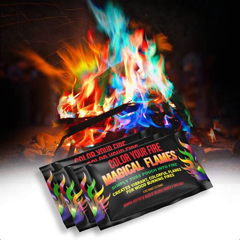 buy magical flames fire color changing packets fire pit campfires