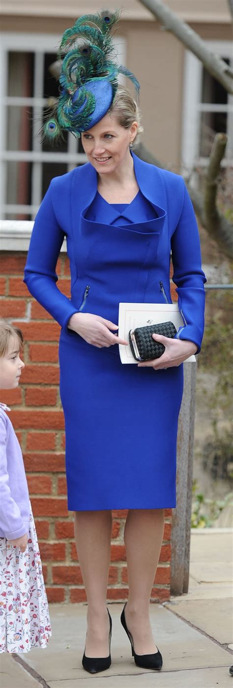 Sophie Countess Of Wessex At Easter Service In Windsor