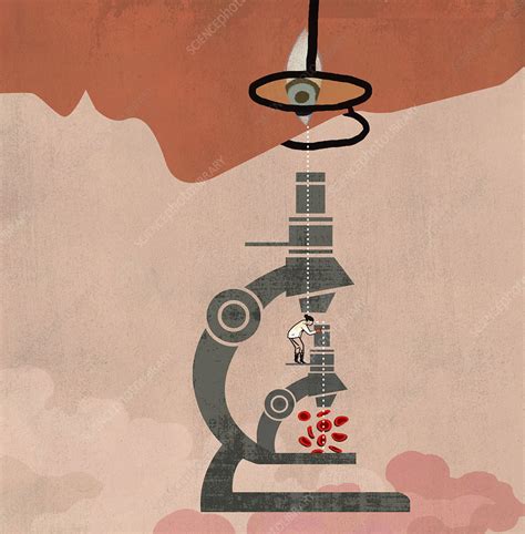 scientific control conceptual illustration stock image