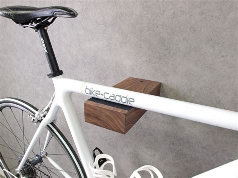 gravel bike wandhalterung holz edles design tolles material