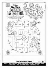 Disney Maze Ice Activity Printable Sheets Puzzle Year Awesome Mumslounge Spectacular Spirit Au sketch template