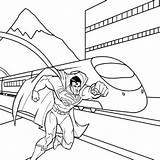 Superman Bedu sketch template