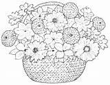Coloring Pages Flower Getcolorings Floral sketch template