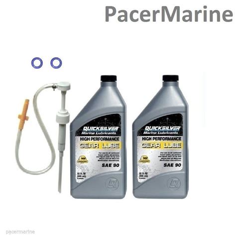 mercruiser alpha  gear oil change kit pacermarine