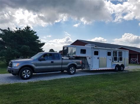 towing horse trailer ford  forum community  ford truck fans
