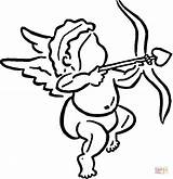 Cupid Coloring Pages Drawing Easy Clipart Printable Valentines Choice Makes Line Cliparts Template Color Choices Clip Adults Kelsos Supercoloring Cute sketch template