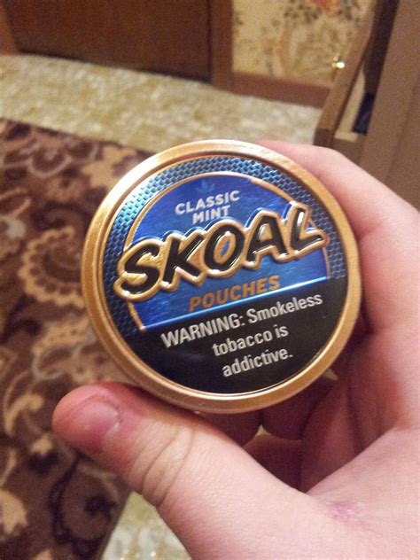 asked  skoal classic mint didnt realize   cracked