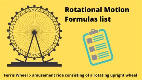 rotational motion formulas list physicscatalysts blog