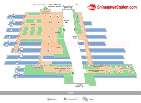 shinagawa station map finding   shinagawa station