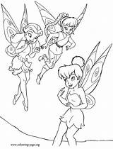 Coloring Tinker Bell Pages sketch template