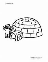 Igloo Coloring Sheet Worksheet Grade Reviewed Curated Lessonplanet sketch template