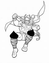 Thor Coloring Pages Avengers Kids Printable Hammer Getdrawings sketch template
