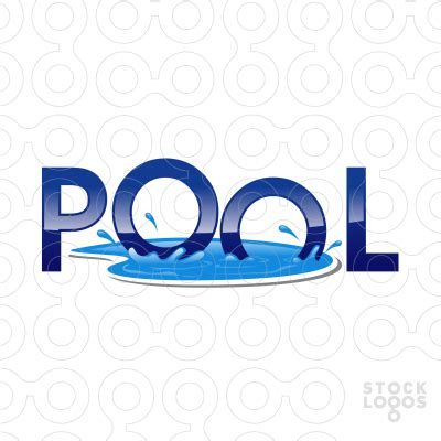 pool swimming pool sold logo pool logo logo creation
