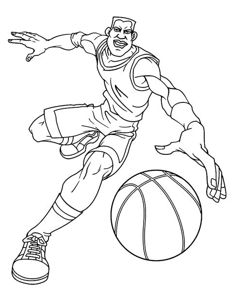 basketball coloring pages   basketball kids coloring pages