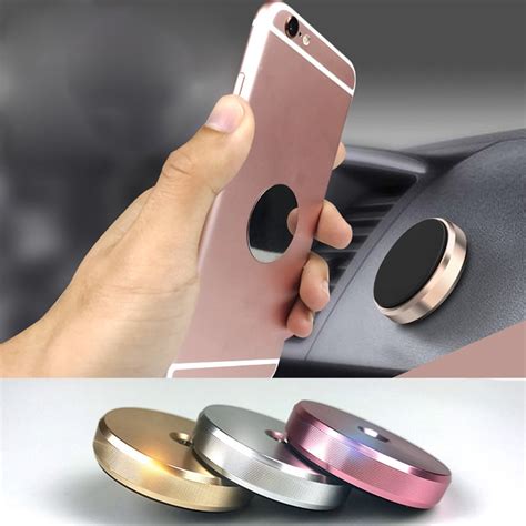 universal magnetic mobile phone holder flat stick  dashboard magnetic car mount stand  cell