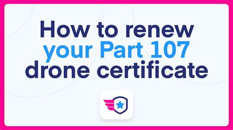 renew  part  remote pilot certificate youtube