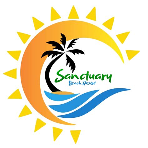 beach resort logo template postermywall