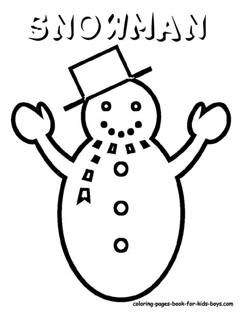 snowman christmas coloring pages  print kids coloring pages